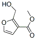 Chemical structure of 3-Furancarboxylic acid,2-(hydroxymethyl)-, methyl ester