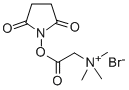 N,N,N-TRIMETHYLGLYCINE-N-HYDROXYSUCCINIMIDE ESTER, BROMIDE结构式