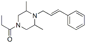 Structure of 2,6-Dimethyl-4-(1-oxopropyl)-1-(3-phenyl-2-propenyl)piperazine