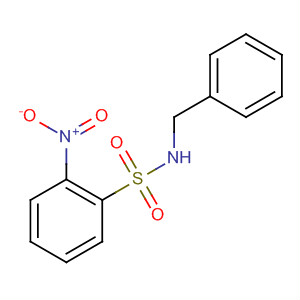 Structure of Benzenesulfonamide, 2-nitro-N-(phenylmethyl)-