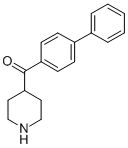 Structure of BIPHENYL-4-YL-PIPERIDIN-4-YL-METHANONE