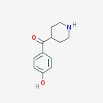 Structure of (4-HYDROXYPHENYL)(PIPERIDIN-4-YL)METHANONE