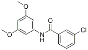 Structure of 3-Chloro-N-(3,5-diMethoxyphenyl)benzaMide, 97%