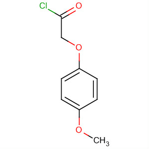 Structure of Acetyl chloride, (4-methoxyphenoxy)-
