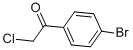 Structure of 1-(4-bromophenyl)-2-chloroethan-1-one