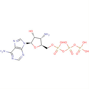 Structure of Adenosine 5'-(tetrahydrogen triphosphate), 3'-amino-3'-deoxy-
