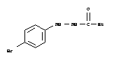Propionic acid 2-(p-bromophenyl)hydrazide结构式