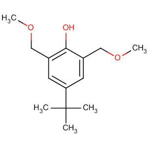 4-(叔丁基)-2,6-双(甲氧基甲基)苯酚结构式