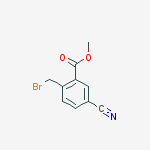 Structure of Methyl 2-(bromomethyl)-5-cyanobenzoate