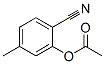 Structure of BENZONITRILE,2-(ACETYLOXY)-4-METHYL-