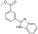 Structure of 3-(1H-BENZOIMIDAZOL-2-YL)-BENZOIC ACID METHYL ESTER