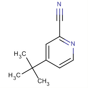 2-Pyridinecarbonitrile, 4-(1,1-dimethylethyl)-结构式