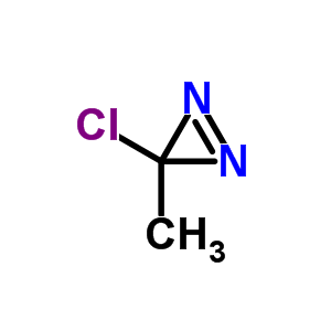 Structure of 3-chloro-3-methyl-3H-diazirene