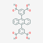 Structure of 5,5'-(ANTHRACENE-9,10-DIYL)DIISOPHTHALIC ACID, 97%