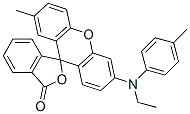 Structure of 6-[ethyl(p-tolyl)amino]-2-methylspiro[isobenzofuran-1(3H),9-[9H]xanthene]-3-one