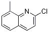 2-氯-8-甲基喹啉结构式