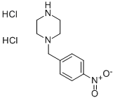 4-[(Piperazin-1-yl)methyl]nitrobenzene dihydrochloride结构式