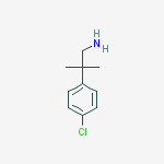 Structure of 2-(4-Chlorophenyl)-2-methyl-1-propanamine