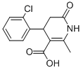 4-(2-Chlorophenyl)-1,4,5,6-tetrahydro-2-methyl-6-oxo-3pyridinecarboxylic acid结构式