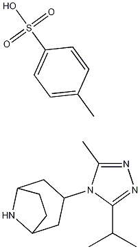 Structure of 3-(3-Isopropyl-5-methyl-4H-1,2,4-triazol-4-yl)-8-azabicyclo[3.2.1]octane-p-toluenesulfonate