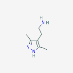 Structure of 2-(3,5-dimethyl-1H-pyrazol-4-yl)ethanamine