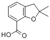 Structure of 2,2-DIMETHYL-2,3-DIHYDRO-1-BENZOFURAN-7-CARBOXYLIC ACID