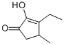 3-乙基-2-羟基-4-甲基环戊-2-烯-1-酮结构式