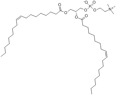 Structure of 1,2-DIOLEOYL-SN-GLYCERO-3-PHOSPHOCHOLINE
