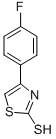 Structure of 4-(4-FLUOROPHENYL)-1,3-THIAZOLE-2-THIOL