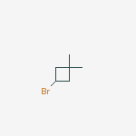3-Bromo-1,1-dimethylcyclobutane结构式