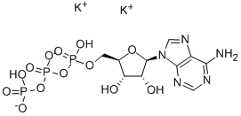 Structure of ADENOSINE 5-TRIPHOSPHATE POTASSIUM SALT