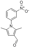 2,5-DIMETHYL-1-(3-NITROPHENYL)-1H-PYRROLE-3-CARBALDEHYDE结构式