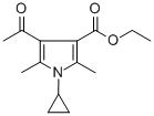 Structure of ETHYL 4-ACETYL-1-CYCLOPROPYL-2,5-DIMETHYL-1H-PYRROLE-3-CARBOXYLATE
