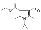 ETHYL 1-CYCLOPROPYL-4-FORMYL-2,5-DIMETHYL-1H-PYRROLE-3-CARBOXYLATE结构式