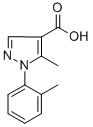 Structure of 5-METHYL-1-(2-METHYLPHENYL)-1H-PYRAZOLE-4-CARBOXYLIC ACID