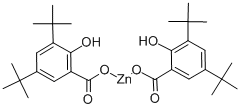 Structure of ZINC 3 5-DI-TERT-BUTYLSALICYLATE  97