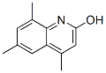 Structure of 4,6,8-TRIMETHYL-QUINOLIN-2-OL