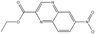 6-Nitroquinoxaline-2-carboxylic acid ethyl ester结构式