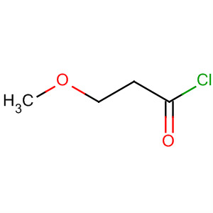 Propanoyl chloride, 3-methoxy-结构式