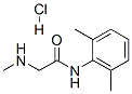 N-(2,6-DIMETHYLPHENYL)-2-(METHYLAMINO)ACETAMIDE HYDROCHLORIDE结构式