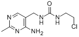 N-[(4-氨基-2-甲基-5-嘧啶)甲基]- N-(2-氯乙基)脲结构式