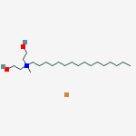 1-Hexadecanaminium, N,N-bis(2-hydroxyethyl)-N-methyl-, bromide结构式