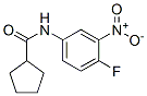 Structure of CYCLOPENTANECARBOXAMIDE,N-(4-FLUORO-3-NITROPHENYL)-