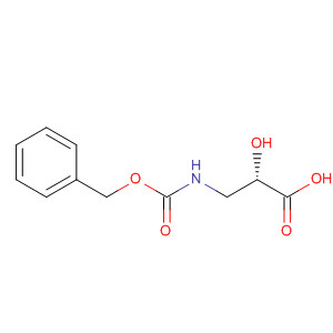 Structure of Cbz-(S)-3-amino-2-hydroxypropionic acid