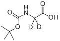 GLYCINE-2,2-D2-N-T-BOC结构式