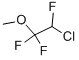 Structure of 2-CHLORO-1,1,2-TRIFLUOROETHYL METHYL ETHER