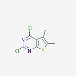 2,4-dichloro-5,6-dimethylthieno[2,3-d]pyrimidine结构式