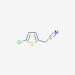2-(5-chlorothiophen-2-yl)acetonitrile结构式