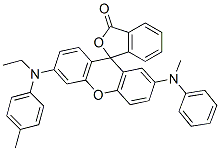 Structure of 6-[ethyl(p-tolyl)amino]-2-(methylphenylamino)spiro[isobenzofuran-1(3H),9-[9H]xanthene]-3-one