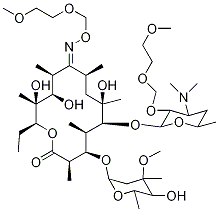Structure of 2'-O-[(2-Methoxyethoxy)methyl] Roxithromycin